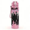 1PC Blur Britpop Band Group Vintage Portrait Print 750ml Portable Sports Water Bottle Leakproof Gym Outdoor Travel Drink Cup