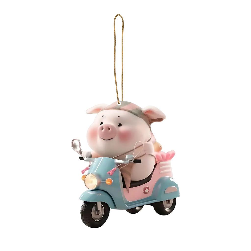 Интересная акриловая бирка с поросенком, бирка для ключей от машины, модная забавная свинья, декоративная подвеска, украшение, 1 шт., лучший подарок для друзей