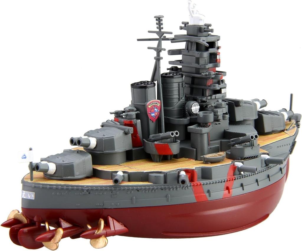 Fujimi Model Chibimaru High School Fleet Series Chibimaru Fleet Большой корабль прямого обучения Хиэй Пластиковая модель №2 Немасштабный Предварительно окрашенный