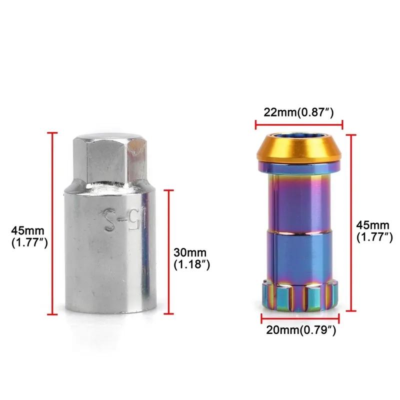 20 ШТ. Гоночные Гайки-Болты R40 - M12x1.25 и M12x1.5 Стальные для Модификации Автомобилей Honda/Ford/Toyota/Chevrolet