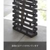 Yamazaki Wide Umbrella Stand, Black, Approx. W30 x D10 x H43cm, Brick, Holds Folding Umbrellas, Product Number 2361