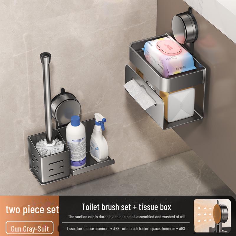 Ершик для унитаза с присоской: Без перфорации, без артефактов очистки мертвых углов