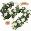 180cm Artificial Vines Lifelike Garland Hanging Plants Greenery Artificial Flowers  Home