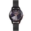 RORIOS Starry Sky Watch for Sparkling Quartz Analog Magnetic Mesh Christmas Gift for Black Women, Watch, Clock, Strap, Her,