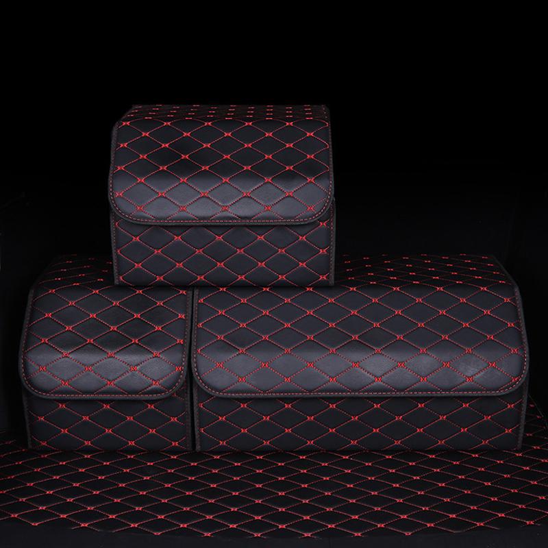 Многоцелевой складной органайзер для хранения в багажнике автомобиля большой емкости с крышкой, портативная сумка для хранения автомобиля, органайзер для багажника автомобиля