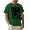 MARINA ABRAMOVIC DID IT FIRST T-Shirt sports fans tees anime clothes black t shirts for