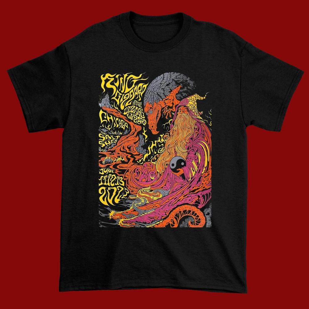 Новый подарок от King Gizzard & The Lizard Wizard для фанатов Унисекс S-5XL Футболка BI04_15 Унисекс Футболка