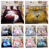 Bedding Set 3D Unicorn Painting Home Bed Cover Homes Bedclothes Pillowcase Breathable Quilt Cover