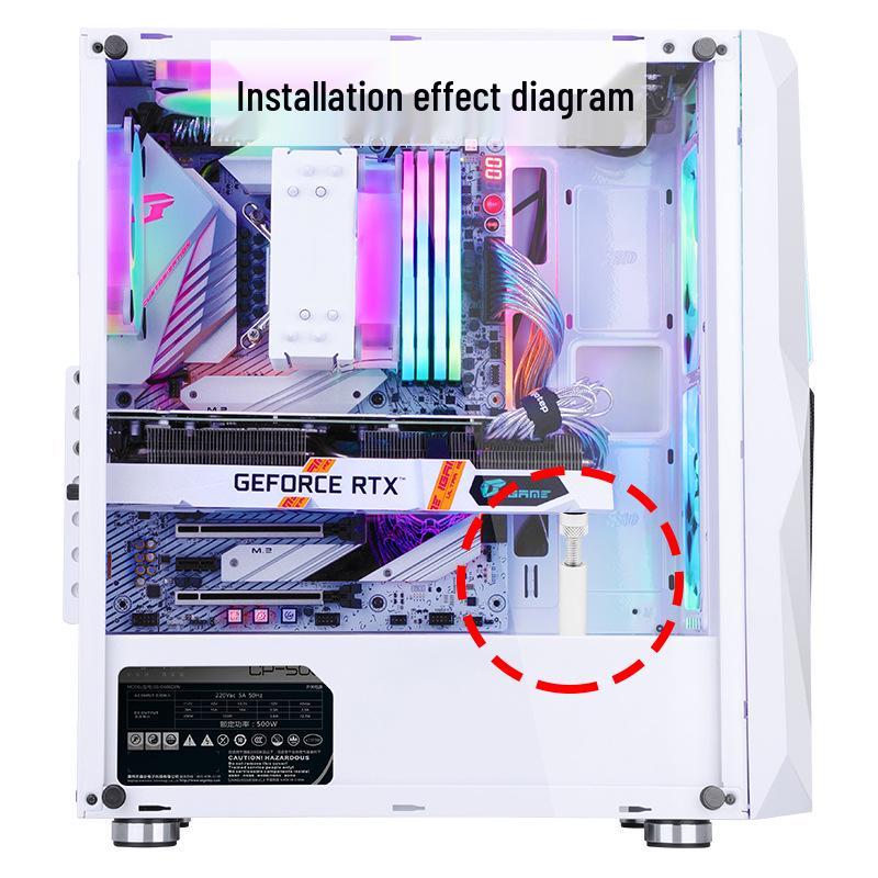Алюминиевая подставка для видеокарты с магнитной основой для ITX корпусов