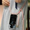 Ремешок через плечо, прозрачный мягкий чехол из ТПУ с защитой от падения для iPhone 15 14 13 12 11 Pro Max 15 14 Plus X XR XS Max 8 7 Plus с ремешком для телефона