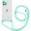 Protective Case - PROSHOP - for iPhone 12 Pro - Rigid - Shockproof - Turquoise