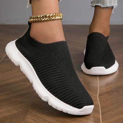 Модные весенние женские сетчатые повседневные туфли, дышащие, легкие, прогулочные кроссовки, обувь с плоской подошвой, нескользящая, вулканизированная обувь, новая