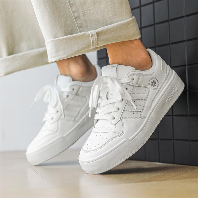 Классические Модные Белые Черные Кроссовки для Мужчин Удобные Нескользящие Кроссовки на Плоской Подошве Мужские Кроссовки на Платформе Повседневные Мужские Кроссовки Basket Homme