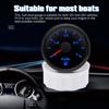 7-color Backlight 12V 24V Universal Waterproof 52mm Fuel Level Gauge 0-190ohm 240-33ohm Fuel Level Meter For Marine Boat Car