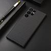 Ультратонкий чехол из чистого углеродного волокна Kevlar для Samsung Galaxy S23 S24 26 Ultra Plus Commercial Арамидное волокно Ударопрочный чехол