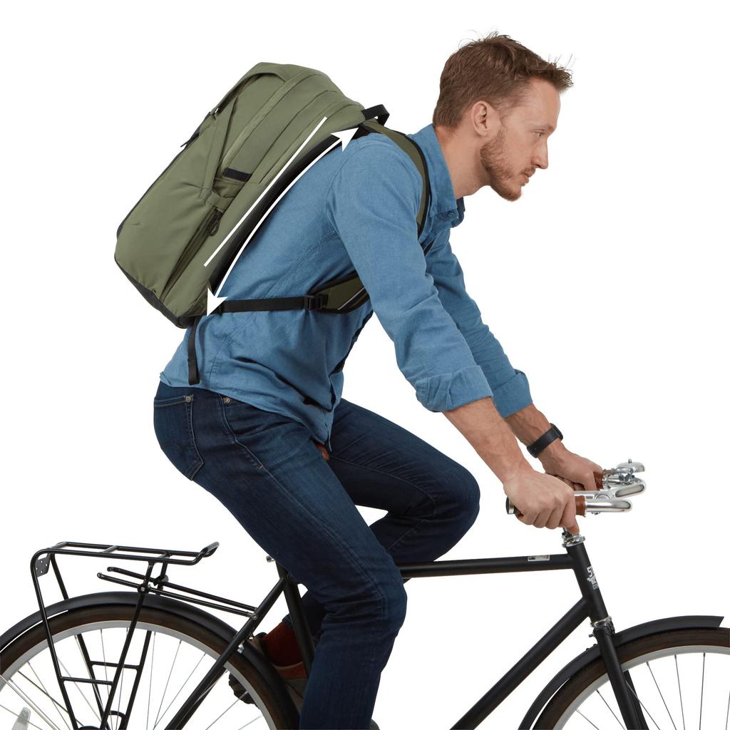 Thule Paramount Commuter 27L Laptop Rain Cover 3204732 Olivine Backpack, Capacity, Compartment, Included,