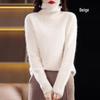 Mink Cashmere High-Neck Loose Pullover: Women's Thick Knit for Autumn/Winter 2025