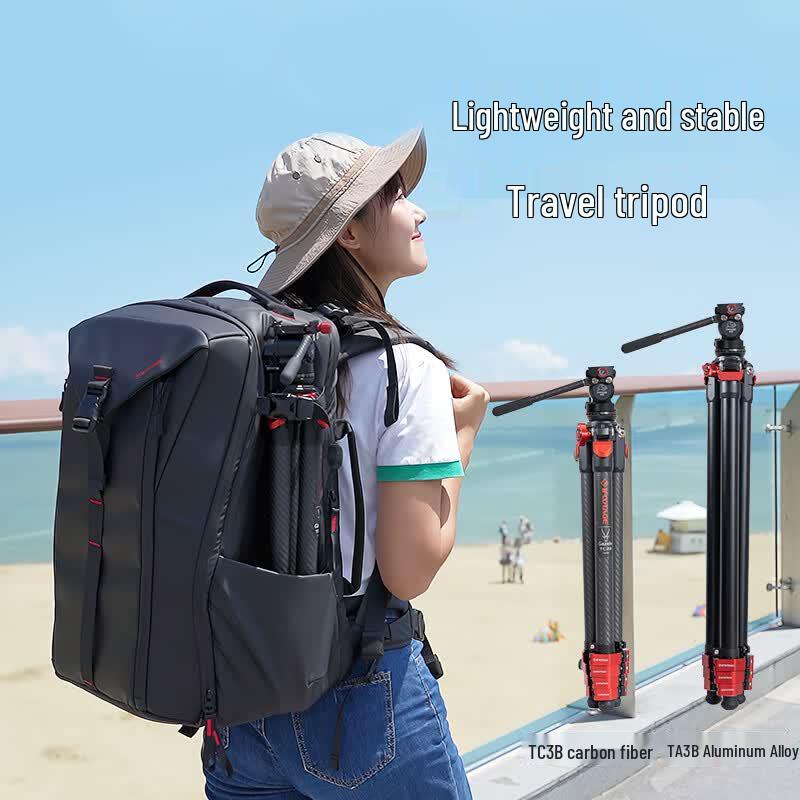 IFOOTAGE TA3B+K3 Aluminum Alloy Tripod & Fluid Head Kit