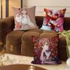 Anime Lisa Imai Personalized Picture Text Home Decorative Pillows Household Gifts 45x45cm