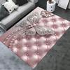 2025 New Gorgeous bow and butterfly Carpet Rug for Living Room Bedroom Home Sofa Decoration,Kids play Non-slip Floor Mat