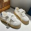 Versatile Little White Shoes Student Casual Sports Shoes Ins Tide 2025 New Spring Retro Niche Moral Training Board Shoes Women