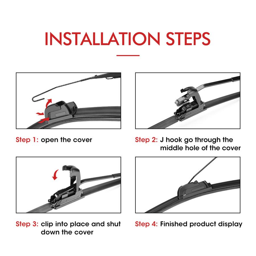 Universal Manual Windshield Wiper For Polaris Can-Am John Deere UTV Golf Cart