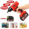 108VF 12800Ah Li-ion Electric Impact Wrench 320Nm High Torque Impact Wrench Cordless Power Tool
