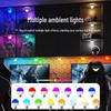 Беспроводной USB настенный светильник RGB с дистанционным управлением - Диммируемый для спальни, бара, гостиной и столовой