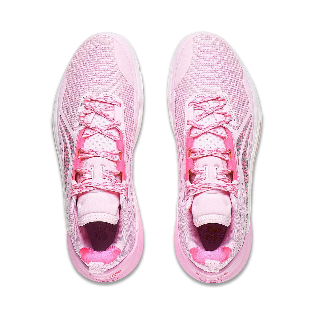 New LiNing Speed 10 Cushioning, Slip Resistant, Abrasion Resistant, Breathable Low Top Basketball Shoes Men's Pink ABAT085-66