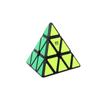 Черная версия скоростной куб-головоломка Qiyi Qiming 3x3x3 Пирамида Профессиональный плавно скручивающийся треугольник Магический куб Развивающие игрушки 