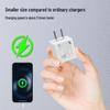 PD30W GaN Зарядное устройство - Сертифицировано UL и FCC, Один порт USB-C, Быстрая зарядка по протоколам 5В/9В/12В/15В/20В.