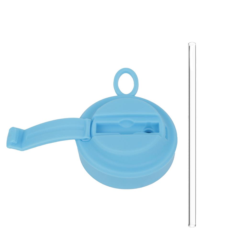 Цветная силиконовая крышка для банки с газировкой и трубочкой, простая в использовании, герметичная крышка для банки с напитками, пивом и соком