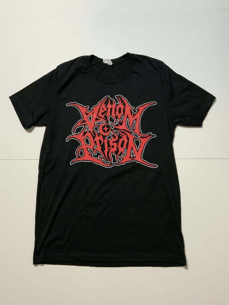 Venom Prison Death Heavy Metal Extreme Rock Band Black Graphic S/S T-Shirt Sz. L Unisex T-Shirt