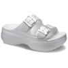Crocs Шлепанцы Женские Серые Серебристые 215552-1OQ