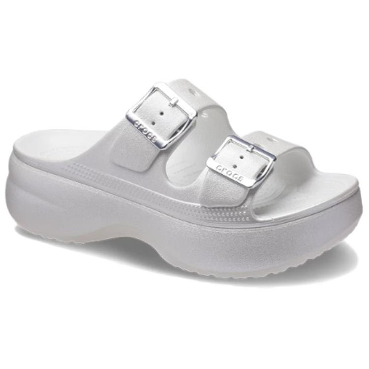 Crocs Шлепанцы Женские Серые Серебристые 215552-1OQ