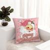 Pink Christmas Santa Claus Pillowcase Printed Polyester Cushion Cover Decoration Throw Pillow Case Cover Home Drop Shipping 18''
