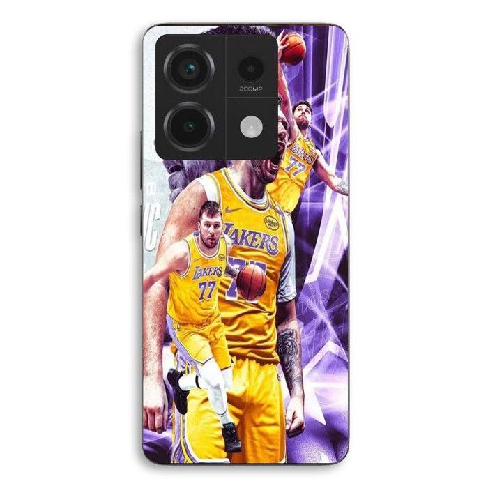 Coque de téléphone - MANIACASE - Xiaomi Redmi Note 13 Pro 5G - Silicone TPU - Los Angeles Lakers - Souple