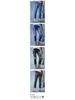 2025 Washed Ripped Tassel Skinny Stretch Jeans for Women - European & American Style