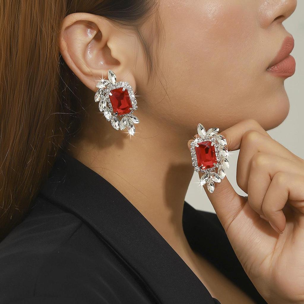 Роскошные клипсы-кисточки со стразами для женщин - Свадебные аксессуары