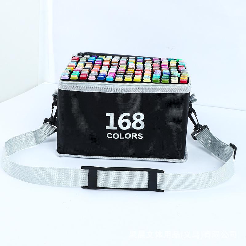 48-Color Dual Tip Alcohol-Based Marker Set for Kids, Quick-Drying Art Pens