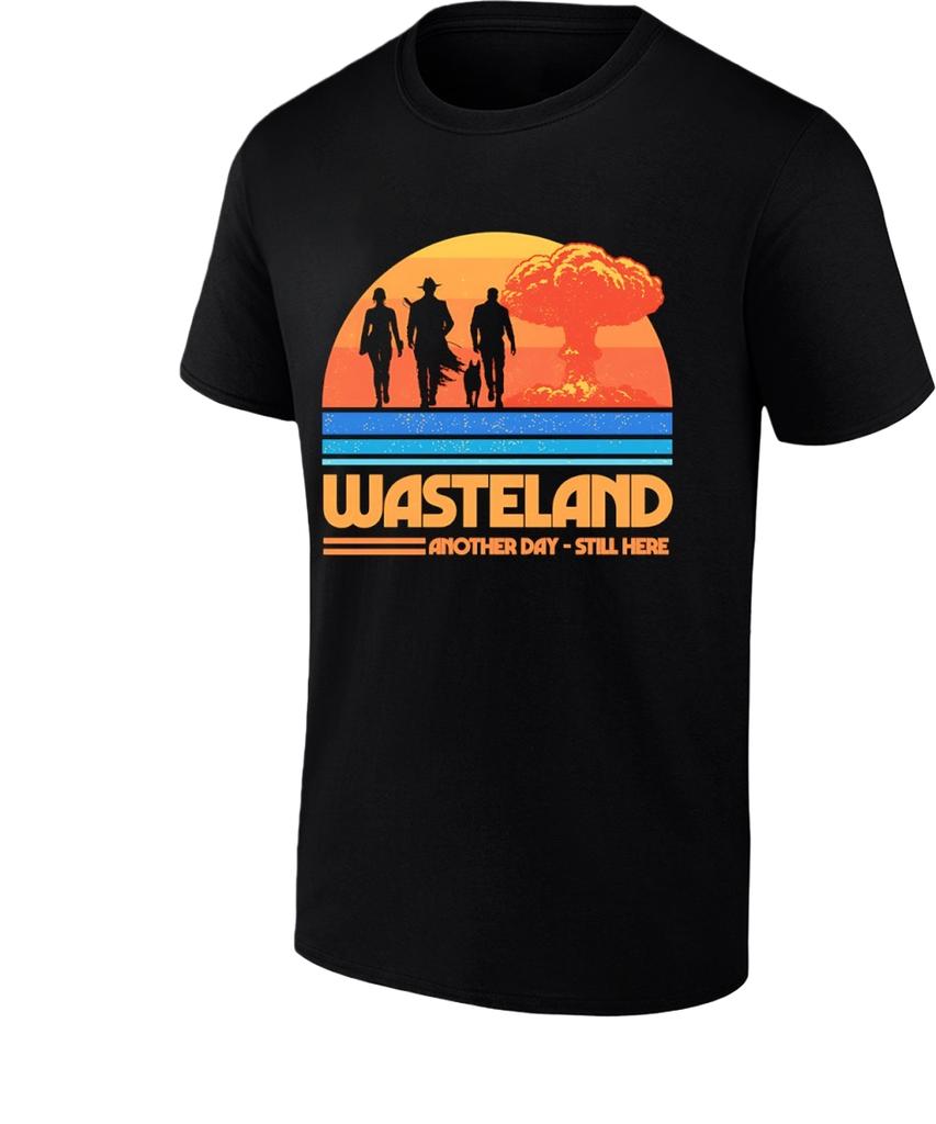 Wasteland Another Day Still Here Mens Tshirt 2026 Summer Mens Womens Luxury Fashion Cotton Oversized Tshirt Street Wear Y2K