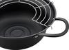 Wahei Freiz 24cm Iron Tempura Pot with IH and Gas for Deep Frying Tempura with Less Double Made in Steps, Compatible, Oil, Handles, Japan, AR-6291