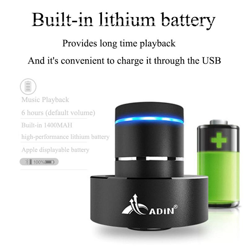 Adin 26 Вт / 42 Вт Вибро Портативный Bluetooth-динамик Беспроводной музыкальный саундбар Сабвуфер Динамик Bluetooth или WIFI Соседняя колонка Вибрационные динамики