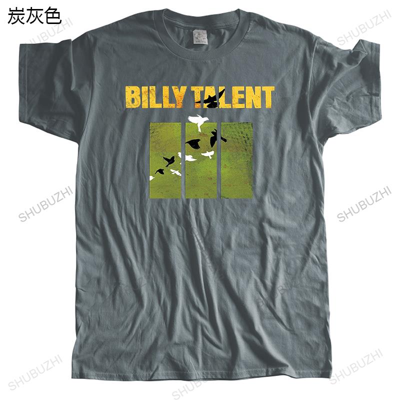 Мужская летняя модная хлопковая футболка Новая футболка Billy Talent Мужская Бомба Маленькая Черная Бренд Одежды Повседневная Футболка
