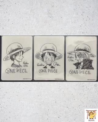 Набор Luffy Shanks из One Piece Shueisha Natsucomi 2022 Двойная наклейка Eiichiro Oda