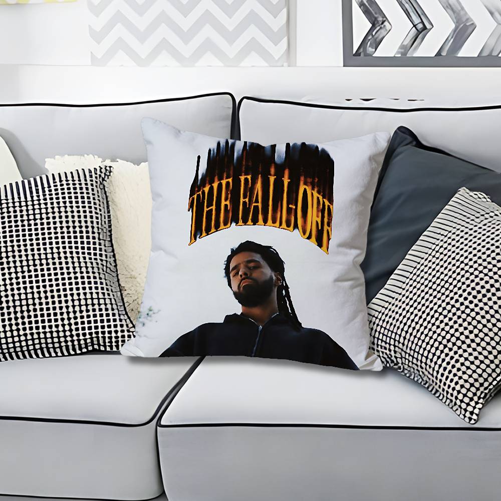 JJ Cole The FallOff Anime Celebrity Merchandise AllMatch Printed Pillow Case Sofa Car Office Room Decoration Protector