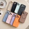Жидкий силикон для чехла телефона Magsafe для iPhone 17 Air 16 15 14 13 12 Pro Max Магнитный Беспроводная зарядка Ударопрочный чехол
