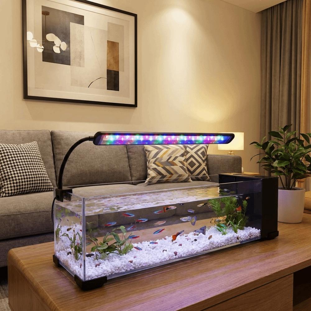 Energy Saving Fish Tank Lamp Adjustable Brightness LED Plant Grow Light  Fish Tank