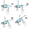 Fishing Lures 4 Pcs Metal Fishing Hard Bait Spoon Lures Spinner Spoon SwimBaits Vib Fishing Baits