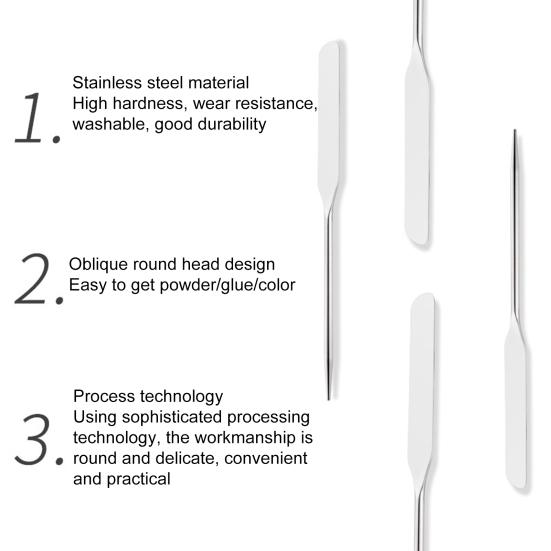 Долговечный скребок для жидкой основы с палитрой с гладкими краями, многофункциональный